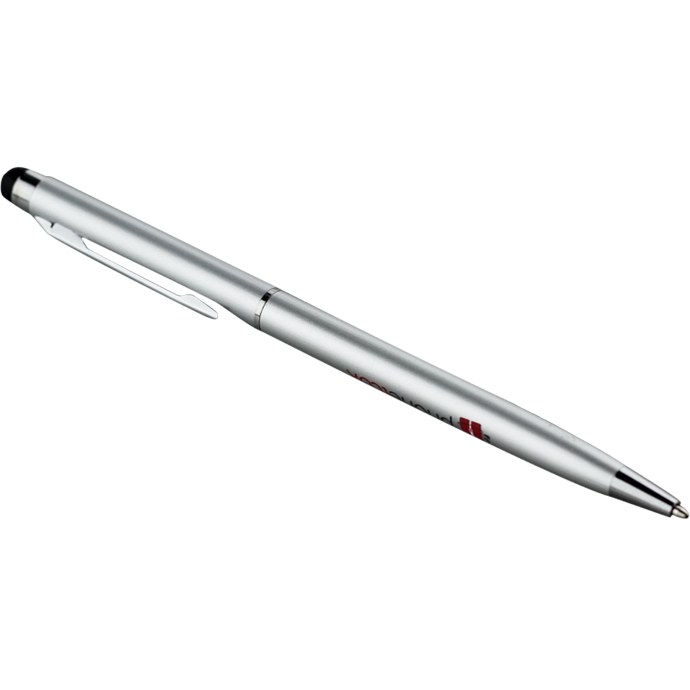 Universal präzisions Stylus - Touch-Pen für Touchscreens inkl. Kugelschreiber - PhoneLook Silber