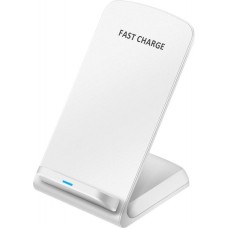 Support universel sans fil pour smartphone QI - Station de recharge wireless à charge rapide - Blanc