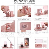 Multifunktions Ladestation 3 in 1 - 180° Drehbare Ladeständer für Apple Watch, AirPods, Smartphone - Rosa