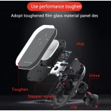 Support de téléphone 10W Qi high-tech pour voiture - Smart Sensor + Chargement sans fil - Argent