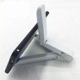 Support de téléphone universel pliable pour tablette, trépied de bureau réglable - Blanc