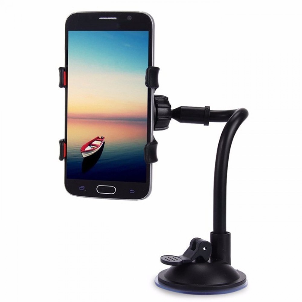 Support téléphone universel pour voiture - avec ventouse / support pour smartphone jusqu'à 9.5 cm