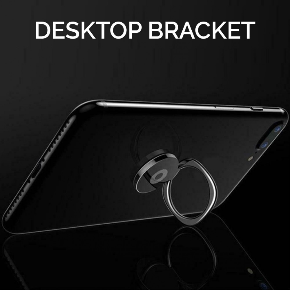 Anneau supp- Ort 360° - Supp- Ort de doigt interchangeable pour Smartphone / Tablettes - Or