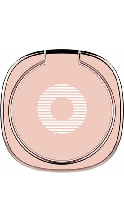 Anneau support 360° - Support de doigt interchangeable pour Smartphone / Tablettes - Or - Rose