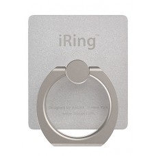 iRing support 360° - Support de doigt interchangeable pour Smartphone / Tablettes - Argent
