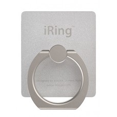 iRing Halterung 360° - Austauschbare Finger & Einhand Haltering für Smartphone / Tablets - Silber