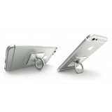 iRing support 360° - Support de doigt interchangeable pour Smartphone / Tablettes - Argent