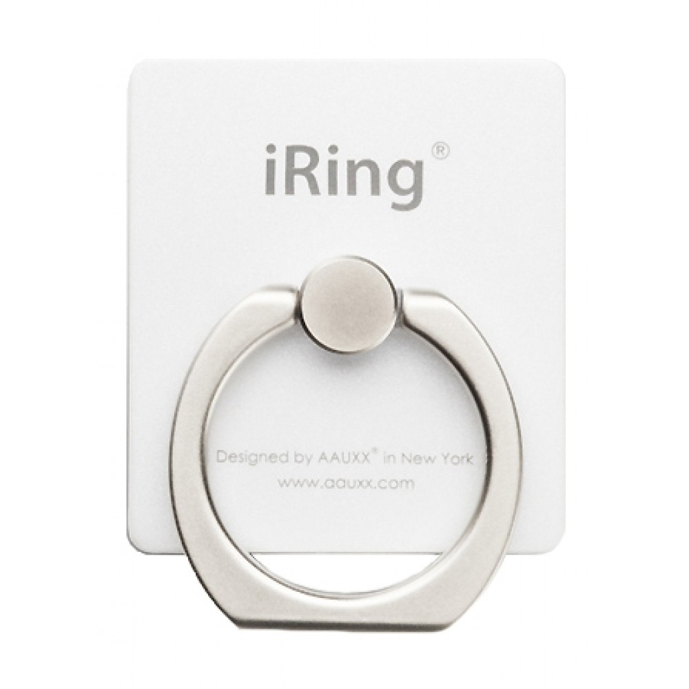 iRing support 360° - Support de doigt interchangeable pour Smartphone / Tablettes - Blanc