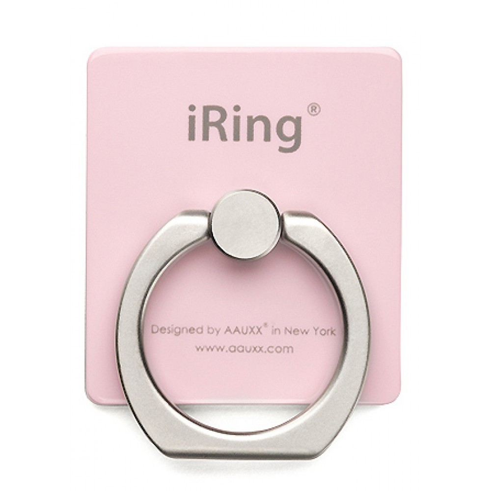 iRing support 360° - Support de doigt interchangeable pour Smartphone / Tablettes - Rose