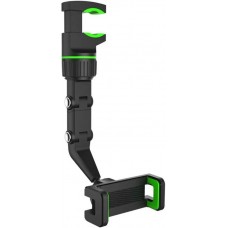 Universal Rückspiegel Smartphone Halter - Multi-Funktions Halterung flexibler Arm und Klemme - Schwarz