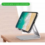 Support universel pour smartphone et tablette en aluminium Desktop Stand - Argent