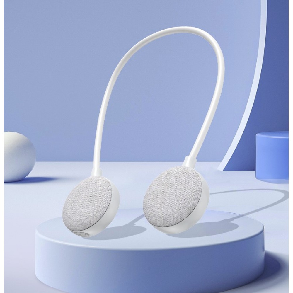 TWS Umhänge Lautsprecher Bluetooth 5.0 Wireless Speakers - Grau