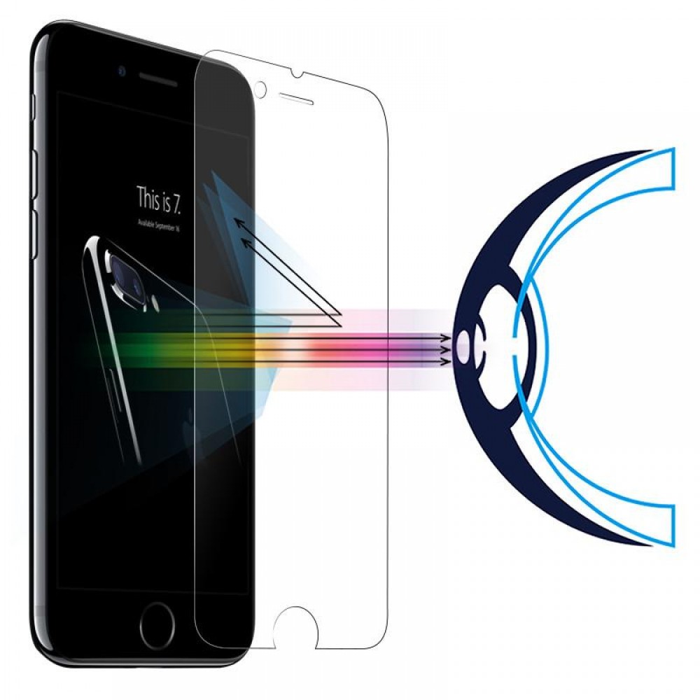 Tempered Glass vitre de protection anti-lumière bleue iPhone 6 Plus / 6s Plus