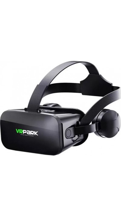 VR PARK 3D casque VR Virtual Reality + écouteurs - Noir