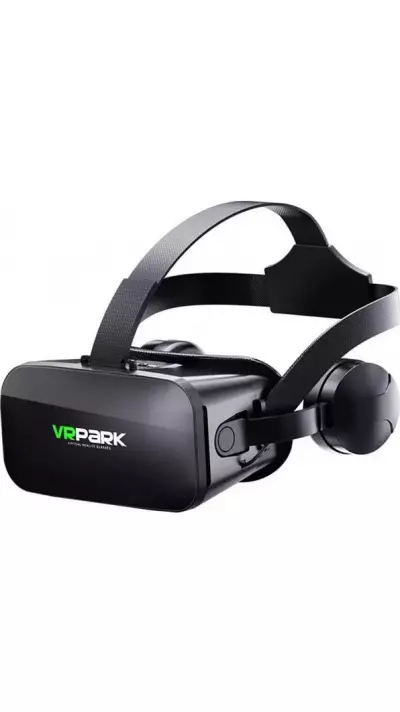 VR PARK 3D casque VR Virtual Reality + écouteurs - Noir