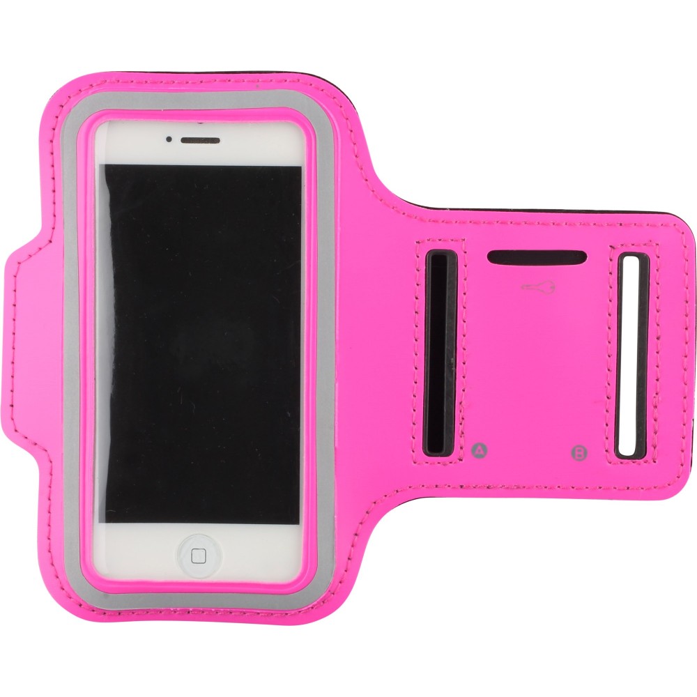 Brassard Sport housse pour smartphone pour les activités sportives - Rose foncé - 4.7" à 5.1" (Medium)