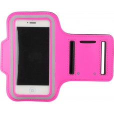 Brassard Sport housse pour smartphone pour les activités sportives - Rose foncé - 4.7" à 5.1" (Medium)