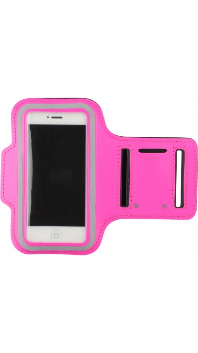 Brassard Sport housse pour smartphone pour les activités sportives - Rose foncé - 4.7" à 5.1" (Medium)