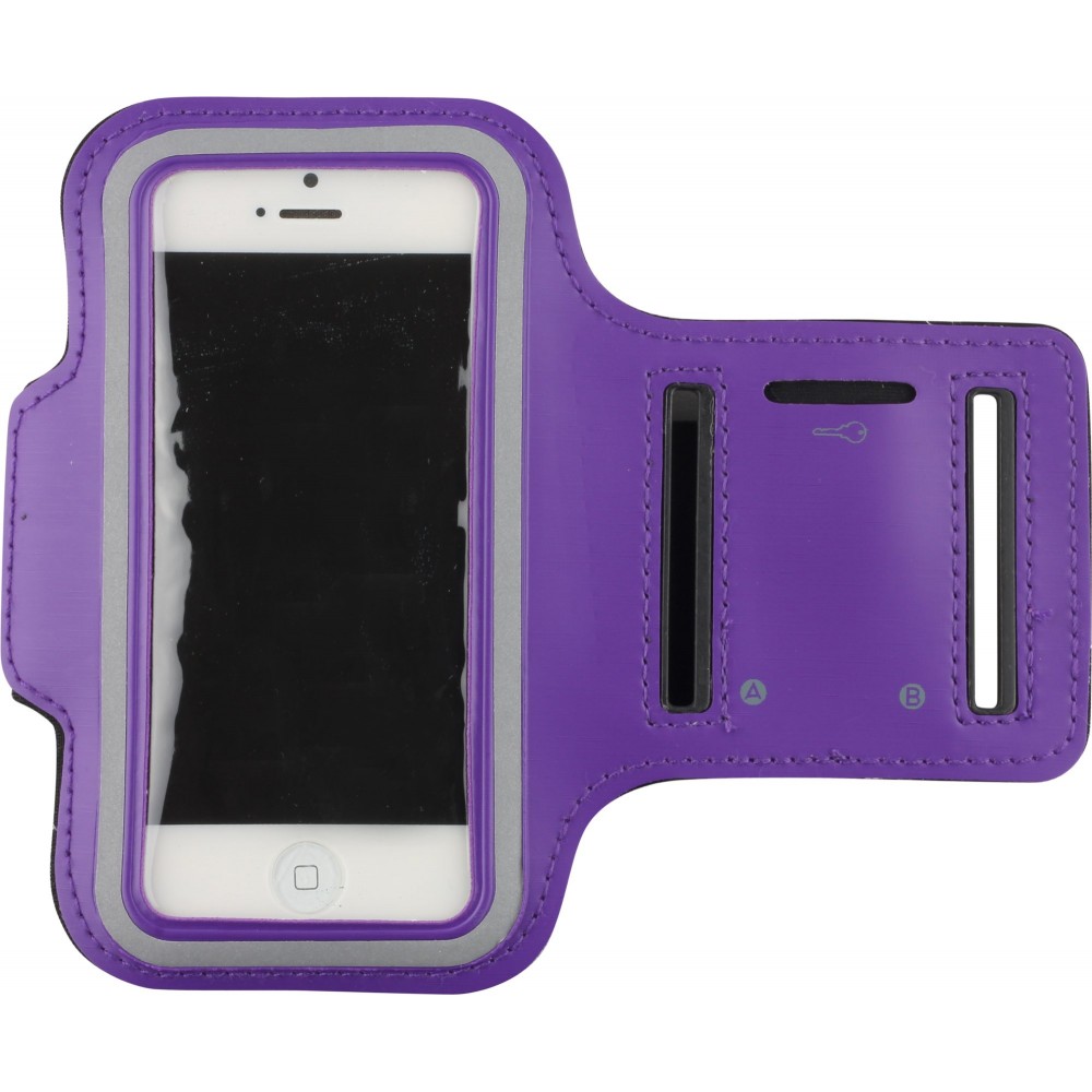 Brassard Sport housse pour smartphone pour les activités sportives - Violet - 5.2" à 5.7" (Large)