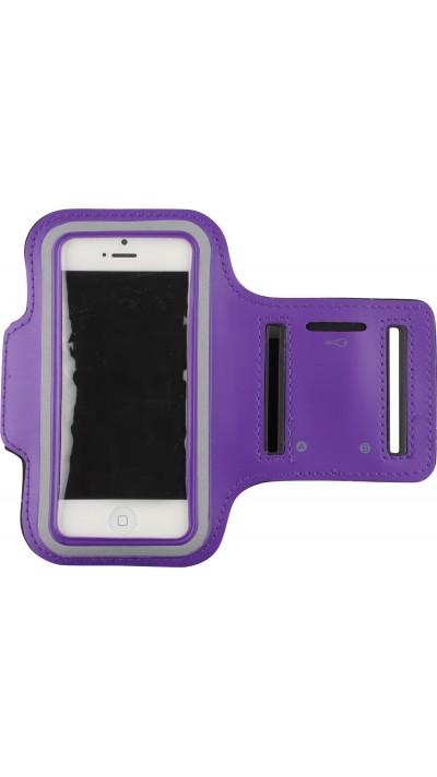 Sport Armband Handyhülle für sportliche Aktivitäten - Violet - 5.2" bis 5.7" (Large)