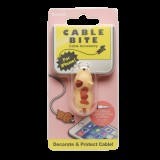 Dekorativer und witziger Kabelschutz für den Kabelanschluss Stecker - Katze
