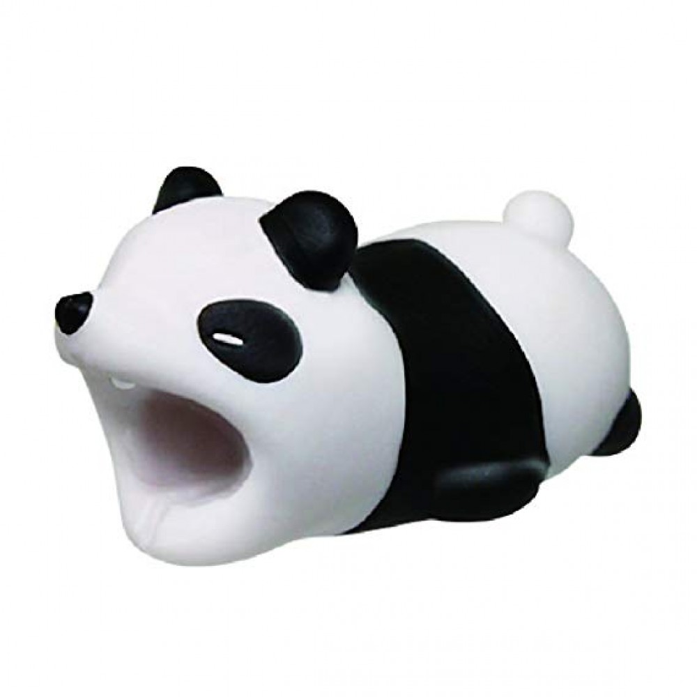 Dekorativer und witziger Kabelschutz für den Kabelanschluss Stecker - Panda