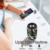 Zealot S32 Outdoor Bluetooth Lautsprecher - Kompakter Speaker inkl. Mikrofon/AUX 3.5mm/BT5.0 - Camouflage