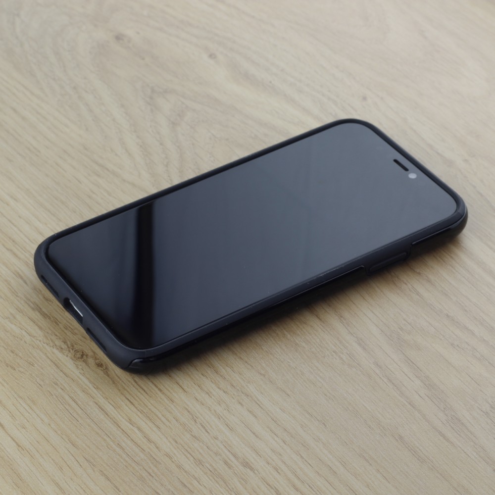 Coque iPhone 11 - Hybrid Armor noir Blue Forest