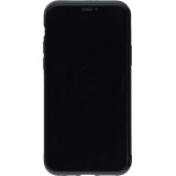 Coque iPhone 11 - Silicone rigide noir Travel 01