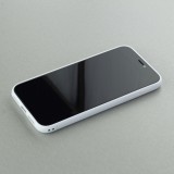 Coque iPhone 11 - Silicone rigide blanc Turtles lines on black