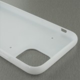 Coque iPhone 11 - Silicone rigide blanc Turtle Underwater