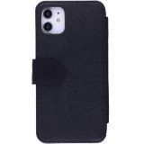 Coque iPhone 11 - Wallet noir Turtles lines on black