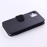 Coque iPhone 11 - Wallet noir Bonne humeur matin