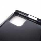 Coque iPhone 11 - Wallet noir Turtles lines on black