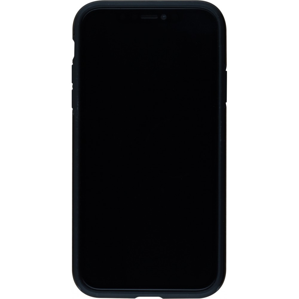Coque iPhone 11 Pro Max - Hybrid Armor noir Monstera Plant