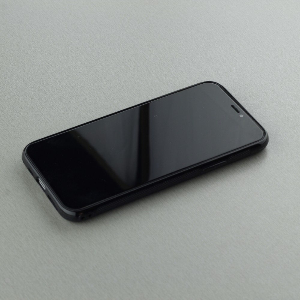 Hülle iPhone 11 Pro - Silikon schwarz Marble 04