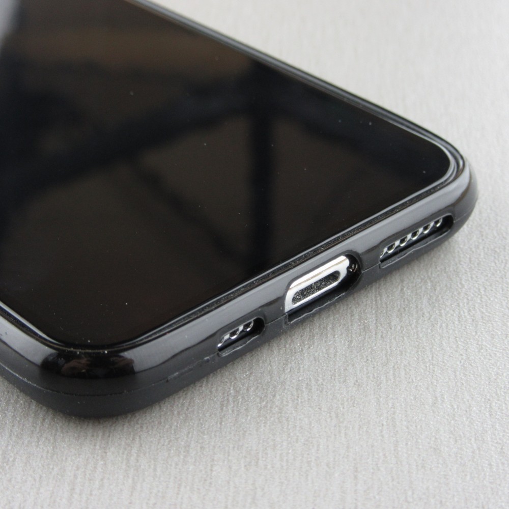 Coque iPhone 11 Pro - Silicone rigide noir Wolf Shape