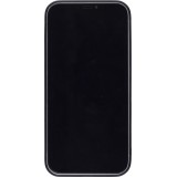 Coque iPhone 12 / 12 Pro - Silicone rigide noir Turtles lines on black