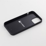Coque iPhone 12 / 12 Pro - Silicone rigide noir Forest Lion