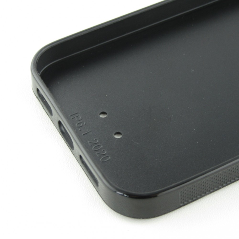 Coque iPhone 12 / 12 Pro - Silicone rigide noir Forest Lion