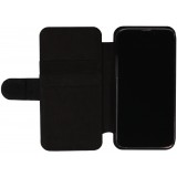 Coque iPhone 12 Pro Max - Wallet noir Halloween 18 19