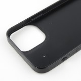 Coque iPhone 12 mini - Silicone rigide noir Tout travail mérite sa bière