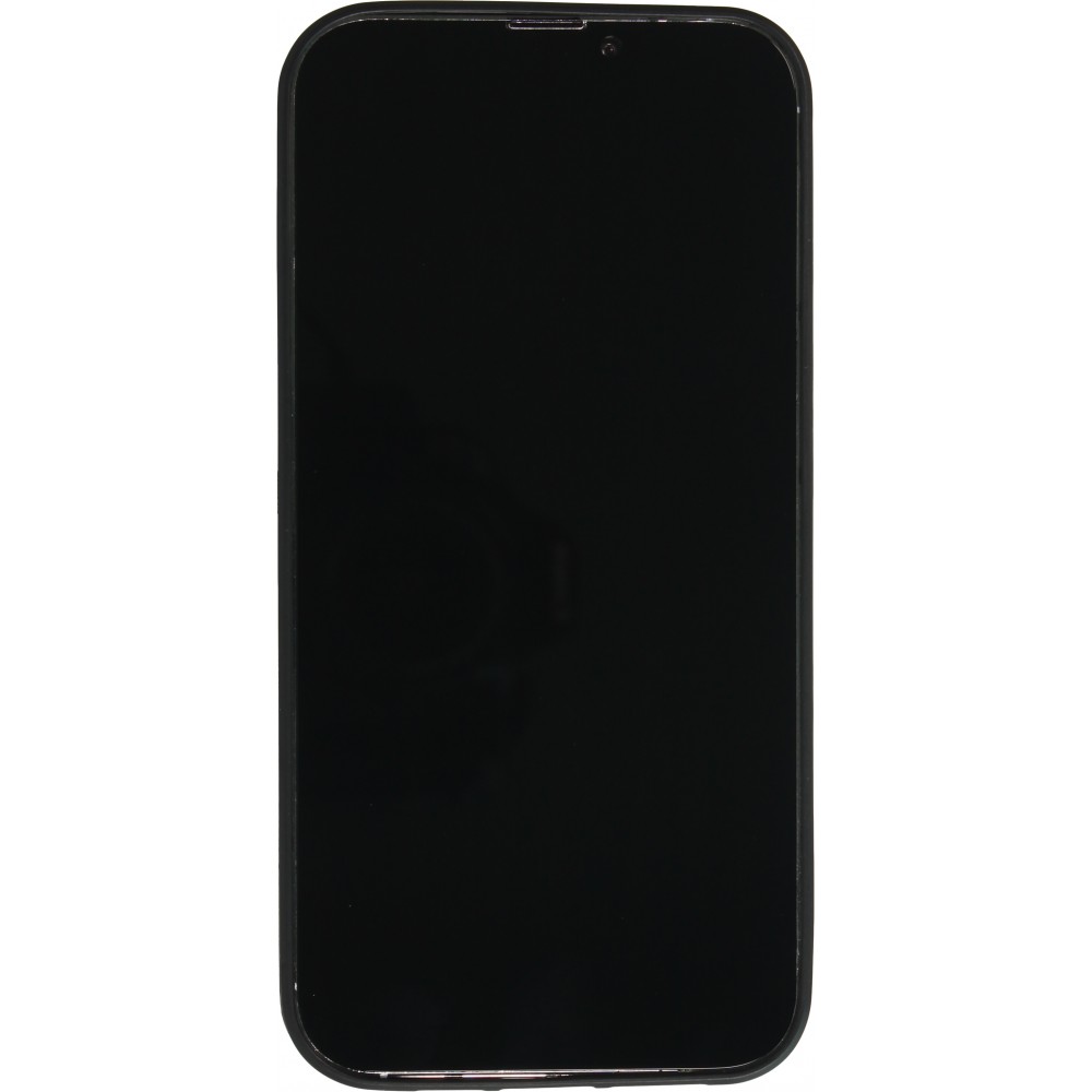 Coque iPhone 13 Pro Max - Silicone rigide noir Swiss Passport