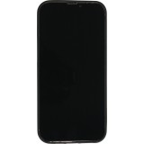 Coque iPhone 13 Pro Max - Silicone rigide noir Carbon Basic