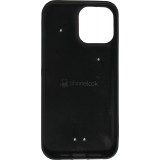 Coque iPhone 13 Pro Max - Silicone rigide noir Vase black