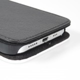 Coque iPhone 13 Pro Max - Wallet noir Swiss Passport