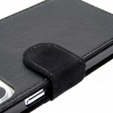 Coque iPhone 13 Pro Max - Wallet noir Turtle Underwater