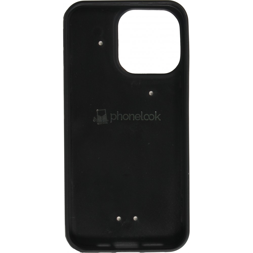 Coque iPhone 13 Pro - Silicone rigide noir Black Sky Clouds