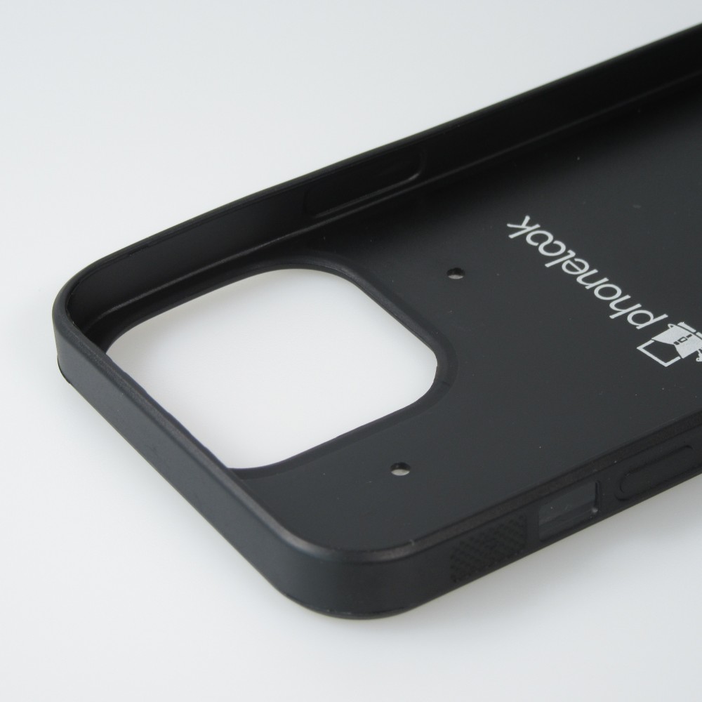 Coque iPhone 13 Pro - Silicone rigide noir Black Sky Clouds