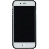 Coque iPhone 6/6s - Silicone rigide noir Marble Black 01
